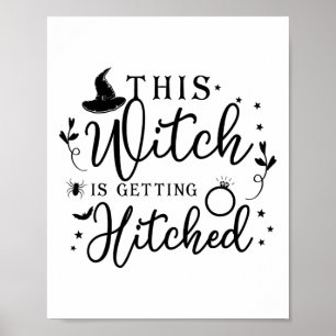 Poster Cette Sorcière Est Atteinte Automne Thanksgi