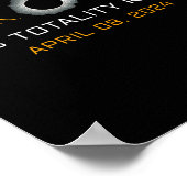 Poster Cette Totalité Rocks Drôle Total Solaire Eclipse A (Coin)