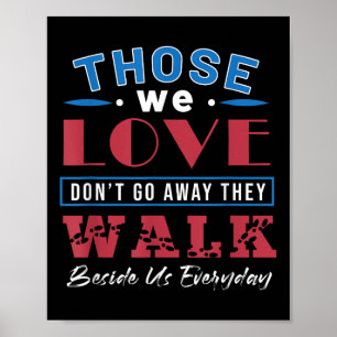 Poster Ceux que nous aimons ne partent pas Graphique Jour