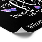 Poster Ceux que nous aimons papillon funéraire mémorial (Coin)
