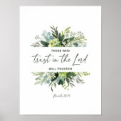 Poster Ceux Qui Ont Confiance Dans Le Seigneur Prospère P (Devant)