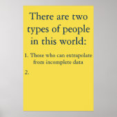 Poster Ceux Qui Peuvent Extrapoler À Partir De Données In (Devant)