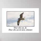 Poster Ceux qui peuvent faire plus de bénévoles (Devant)
