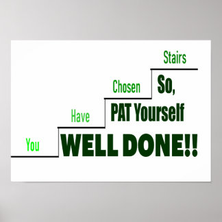 Poster Ceux Qui "Prennent Les Escaliers"