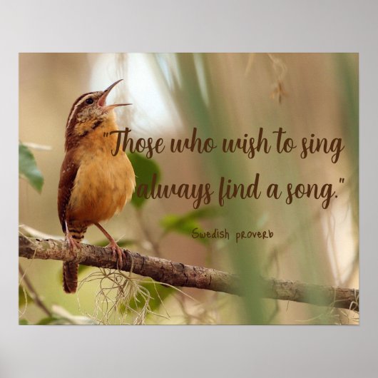 Poster Ceux Qui Souhaitent Chanter Trouvent Une Chanson C (Devant)