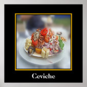 Poster Ceviche péruvien (Devant)