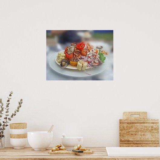 Poster Ceviche péruvien (Cuisine)