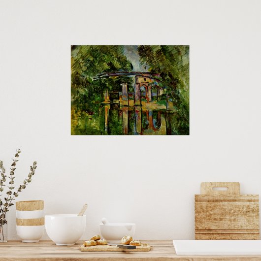 Poster Cezanne - Aqueduct et Lock, (Cuisine)