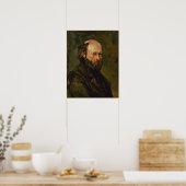 Poster Cézanne - Autoportrait (Cuisine)