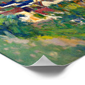 Poster Cezanne - Auvers, Vue panoramique (Coin)