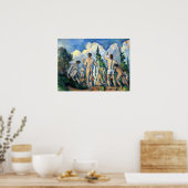Poster Cézanne - Baigneurs (Cuisine)