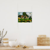 Poster Cézanne - Banques de la Marne, (Cuisine)