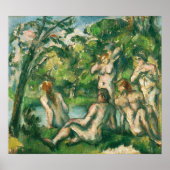 Poster Cézanne - Bathers (Devant)