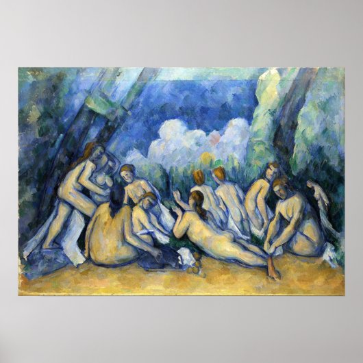 Poster Cézanne - Bathers (Devant)