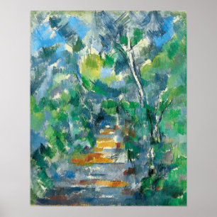 Poster Cézanne - Chemin De Forêt Du Mas Jolie Au Château