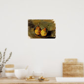 Poster Cezanne - Deux poires (Cuisine)