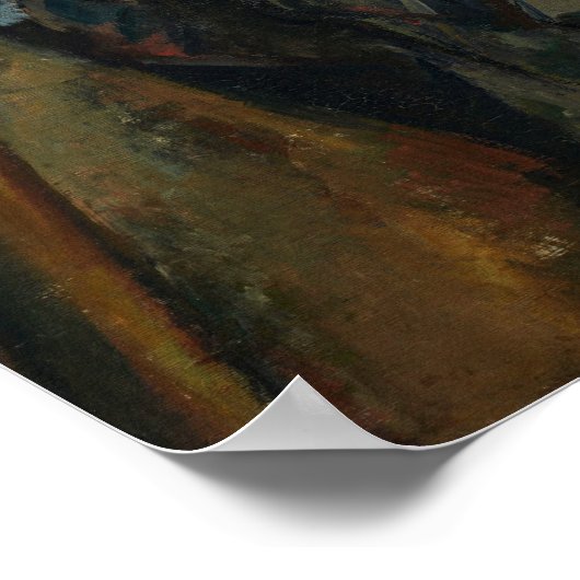 Poster Cézanne - Garçon En Manteau Rouge (Coin)