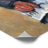 Poster Cézanne - Homme assis (Coin)