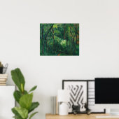 Poster Cézanne - Intérieur d'une forêt (Bureau à domicile)