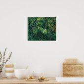 Poster Cézanne - Intérieur d'une forêt (Cuisine)
