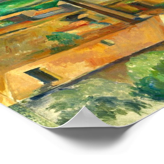 Poster Cézanne - La Baie De Marseille, De L'Estaque (Coin)