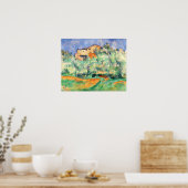 Poster Cézanne - La Ferme de Bellevue 1892 (Cuisine)