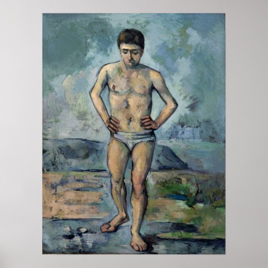 Poster Cézanne - La Grande Baigneuse (Devant)