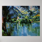 Poster Cezanne - Lac d'Annecy (Devant)