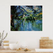 Poster Cezanne - Lac d'Annecy (Cuisine)