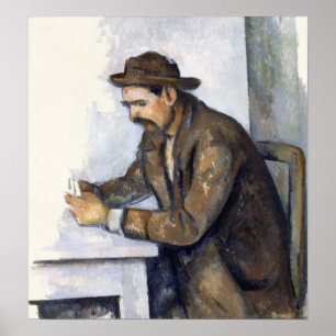 Poster Cézanne - Le Cardplayer