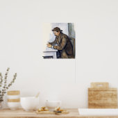 Poster Cézanne - Le Joueur de Cartes (Cuisine)