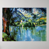 Poster Cezanne - Le Lac d'Annecy (Devant)