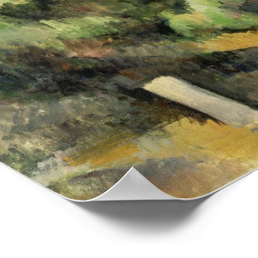 Poster Cézanne - Le Rocher Rouge (Coin)