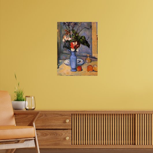Poster Cezanne - Le Vase Bleu (Salon 2)