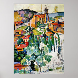 Poster Cezanne - Le Village de Gardanne