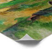 Poster Cézanne - Les Bancs De La Marne (Coin)