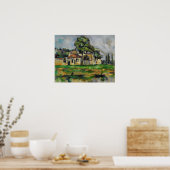 Poster Cézanne - Les Bancs De La Marne (Cuisine)