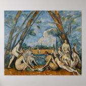 Poster Cézanne - Les Grandes Baignoires (Devant)
