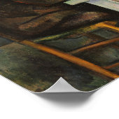 Poster Cézanne - Les joueurs de cartes 1893 (Coin)