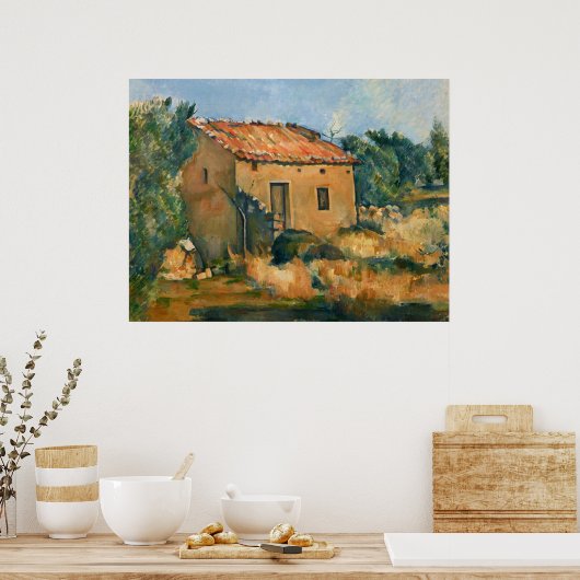 Poster Cezanne - Maison abandonnée (Cuisine)