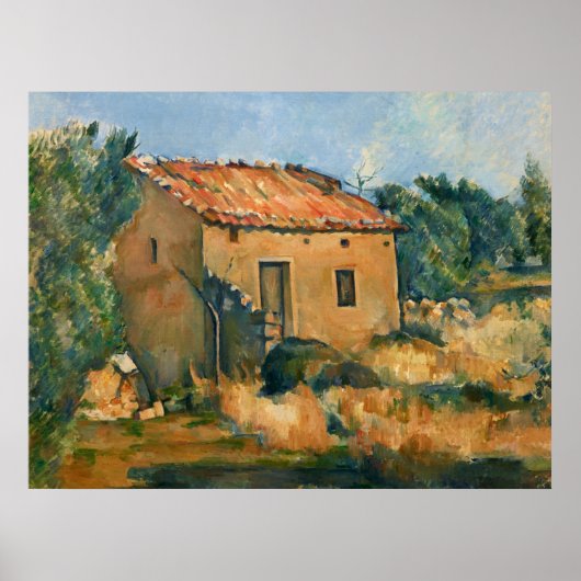 Poster Cezanne - Maison abandonnée (Devant)