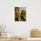 Poster Cézanne - Maison De Campagne Au Bord D'Une Rivière (Cuisine)