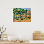 Poster Cezanne - Maison en Provence, oeuvres d'art popula (Cuisine)