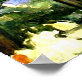 Poster Cezanne - Maisons dans la verdure-1881 (Coin)