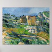 Poster Cézanne - Maisons En Provence (Devant)