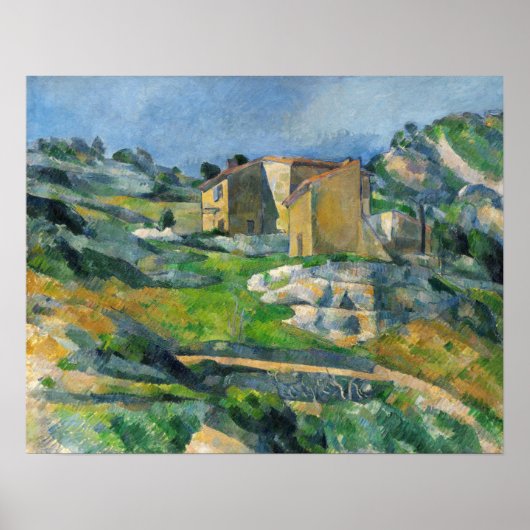 Poster Cézanne - Maisons En Provence (Devant)