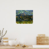 Poster Cézanne - Mont Sainte-Victoire (Cuisine)