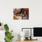 Poster Cézanne - Nature morte (Bureau à domicile)