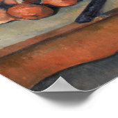 Poster Cézanne - Nature morte aux oignons (Coin)