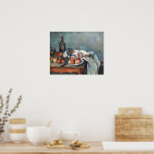 Poster Cézanne - Nature morte aux oignons (Cuisine)